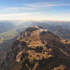 Flugwegposition um 12:43:21: Aufgenommen in der Nähe von Gemeinde Arnoldstein, Österreich in 2486 Meter